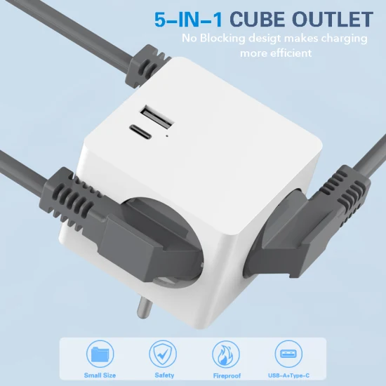 Leishen Adattatore USB Sp-170A EU-Stecker 20W Pd Type C Smart Power Cube